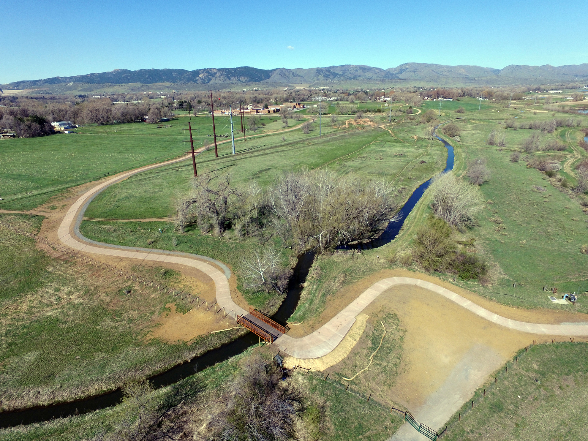 Drone Aerial Lincoln Trail Design